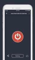 Automatic Flash  Light On Call SMS screenshot 1