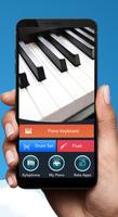 Piano Keyboard Affiche