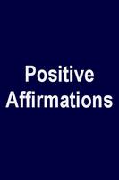 Power of Positive Affirmations Affiche