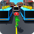 Crazy Green Alien- The Fastest أيقونة