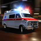 Ambulance simulator car games-icoon