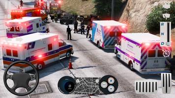 Ambulance simulator car games screenshot 2