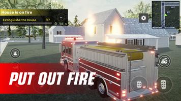 Fire Truck Driving Games 2022 스크린샷 2