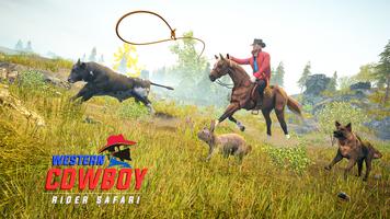 West Cowboy Rodeo Rider Safari poster