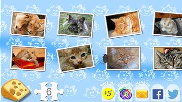 Kucing jigsaw puzzle. poster