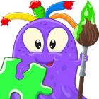 Coloring Pages and Puzzles Kid icon