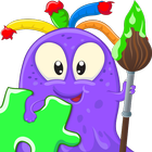 Coloring Pages và Puzzles Kids biểu tượng