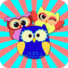 Crazy Owls Puzzle icône