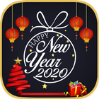 New Year 2021Greeting Card Maker App 圖標