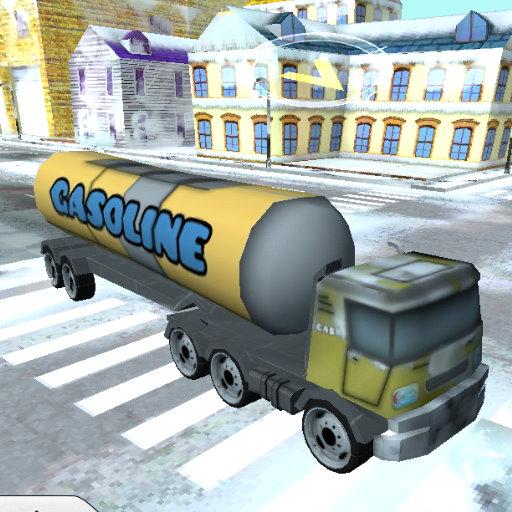 Christmas Snow Truck Driving