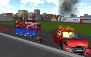 Firefighter Fire Rescue 3D اسکرین شاٹ 1