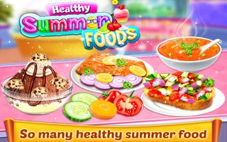 Healthy Summer Food 포스터