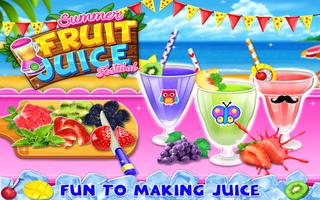 Summer Fruit Juice Festival poster