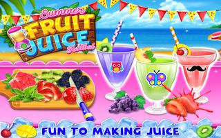 Summer Fruit Juice Festival Cartaz