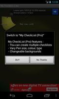 My CheckList (Lite) capture d'écran 1