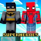 Superhelden in Minecraft Zeichen