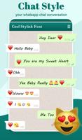 Fancy Chat Style For WhatsApp plakat