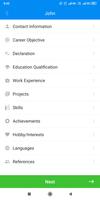 Create My Resume screenshot 1