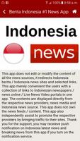 برنامه‌نما Berita Indonesia Latest News عکس از صفحه