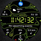 آیکون‌ Digital Watch Face CUE098