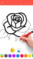 برنامه‌نما How To Draw Flowers عکس از صفحه