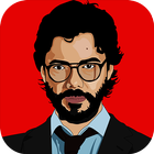 Money Heist Wallpaper Sticker Zeichen