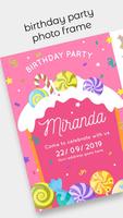 Birthday Invitation Card Maker Plakat