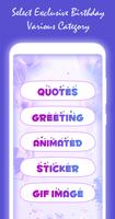 Birthday Wishes Quotes & SMS Affiche
