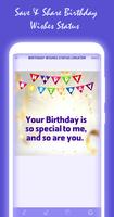 Birthday Wishes Quotes & SMS capture d'écran 2
