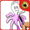 How to draw sea animals APK