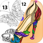 Color by number free - color by number games icono