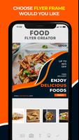 Food Flyer Design Maker captura de pantalla 1