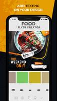 Food Flyer Design Maker captura de pantalla 2