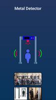 Real metal detector with sound: metal finder app plakat