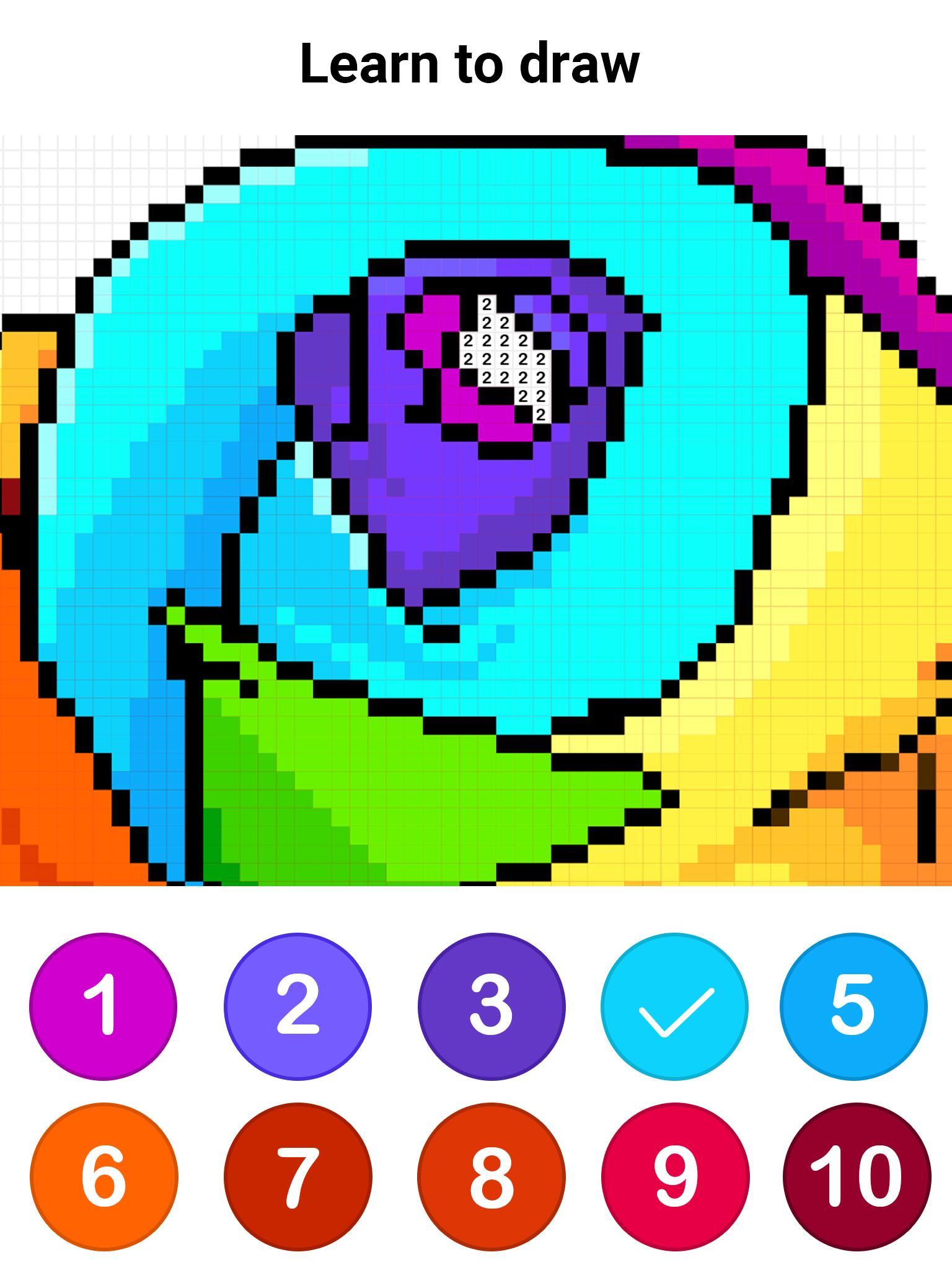 Color By Number Nodraw For Android Apk Download