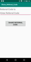 Referral Code Example स्क्रीनशॉट 2