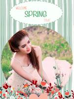 Spring Photo Frame Affiche
