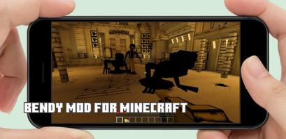 Mod Addon Bendy for MCPE Affiche