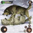 les jeux de loup 3d sim animal icône