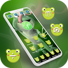 Cute Frog Theme Launcher icône