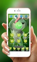 Cute Frog Theme Launcher Plakat