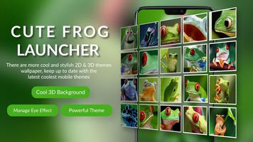 Cute Frog Theme Launcher capture d'écran 2