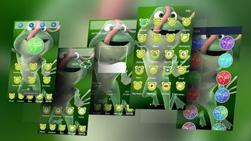 Cute Frog Theme Launcher capture d'écran 3