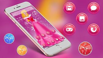 Princess Theme Launcher capture d'écran 1