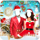 Christmas Couple Photo Suit icon