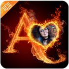 Fire Text Photo Frame 图标