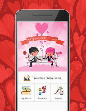 Valentine Day Photo Frame 海报