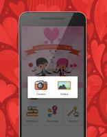 Valentine Day Photo Frame تصوير الشاشة 1