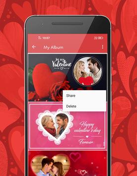 Valentine Day Photo Frame 截图 2