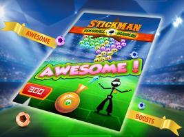 Le football Stickman bulles capture d'écran 1